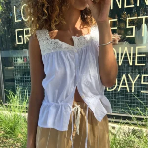 Gaono Femmes Y2k mignon en dentelle débardeur