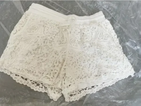 Short En Dentelle En Crochet Pour Femmes – Image 5