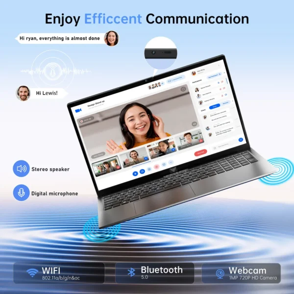 Ordinateur Portable 17,3'' Fhd Intel Alder Lake N97 – Image 5