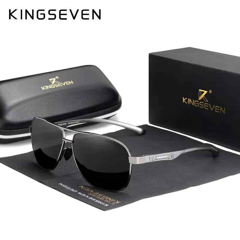 Kingseven Lunettes De Soleil Polarisées En Aluminium Hommes 1 Kingseven Lunettes De Soleil Polarisées En Aluminium Hommes