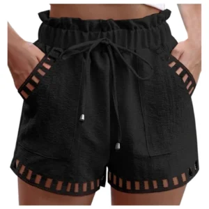 Short amissié à jambes larges pour femmes