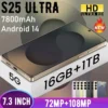 Smartphone S25 Ultra 7.3HD 4G 5G, téléphone portable d'origine