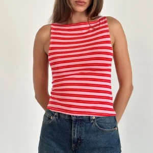 Gaono Femmes Y2k Crop Tabar Top sans manches