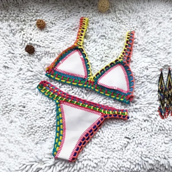 Maillot De Bain D'Été Dos Nu Pour Femme, Ensemble De Bikini, Maillot De Bain Deux Pièces, Maillot De Bain Confortable Pour La Natation – Image 3
