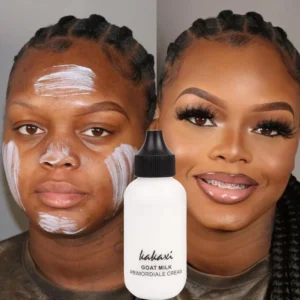 Crème de fond de teint liquide au lait de chèvre