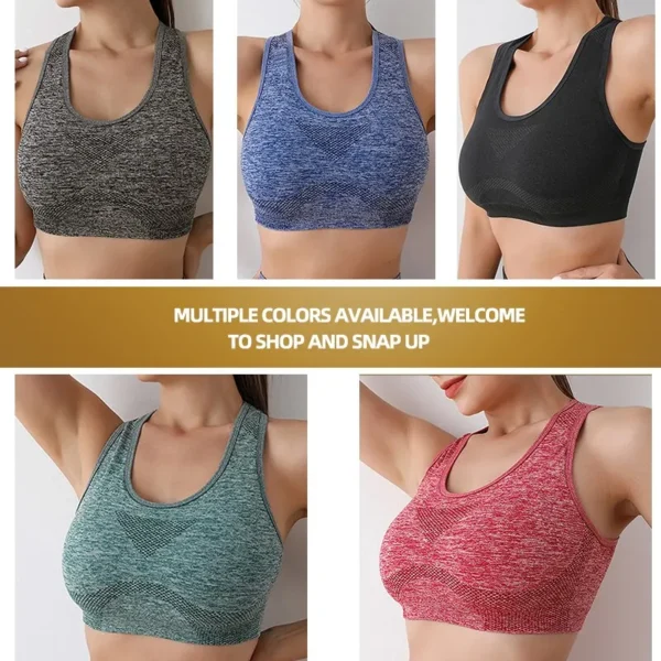 Soutien-Gorge Push Up Respirant Pour Femmes, Sous-Vêtements De Sport, Course À Pied, Yoga, Fitness – Image 3