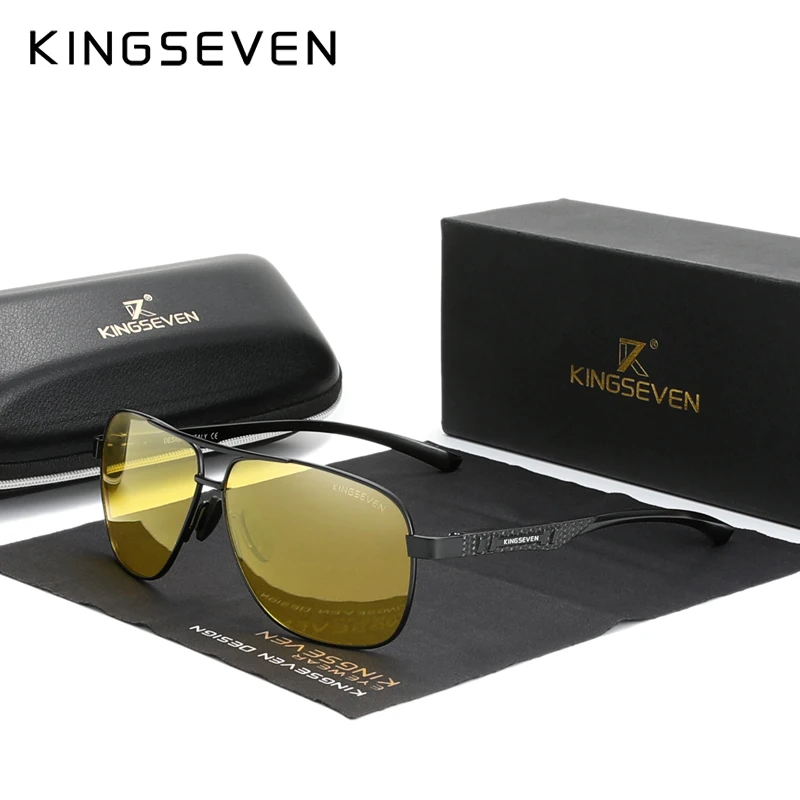 Kingseven Lunettes De Soleil Polarisées En Aluminium Hommes 2 Kingseven Lunettes De Soleil Polarisées En Aluminium Hommes – Image 2