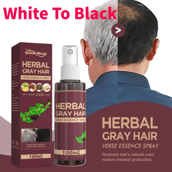 Sérum De Traitement Des Cheveux, Couleur Blanche À Noire