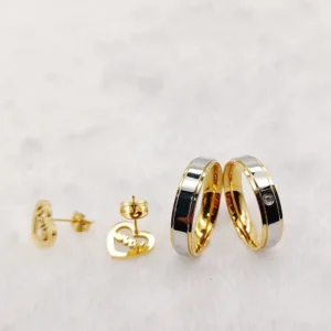 Boucles d'oreilles déclaration d'amour, promesse de mariage