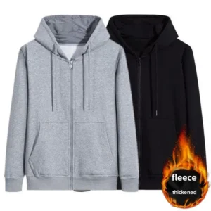 Sweat-shirt à capuche gris pour homme, optique décontractée, veste Smile, cardigan de sport, automne, hiver, nouveau