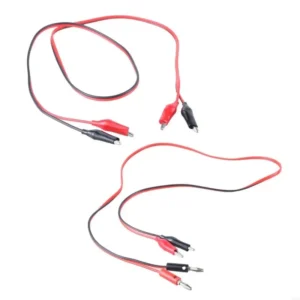 U0DA Double Ended Clip Set Electric Jumper Wire Power Test Cable for Lab Experiments and Electronics Power Test Cable