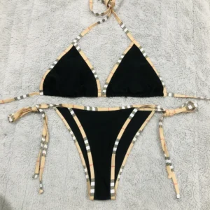 2025 luxueux à bretelles Bikini ensemble haut de gamme concepteur été maillot de plage femmes Vogue Sexy vacances d'été piscine fête Tankini