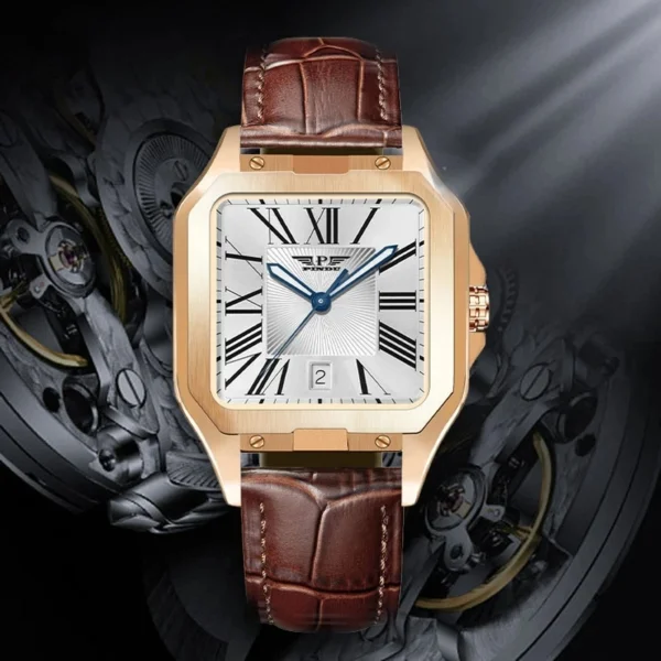 Pindu-Montres-Bracelets Mécaniques Étanches Pour Hommes, Montre De Sport Automatique, Marque Supérieure, Nouveau, 2023