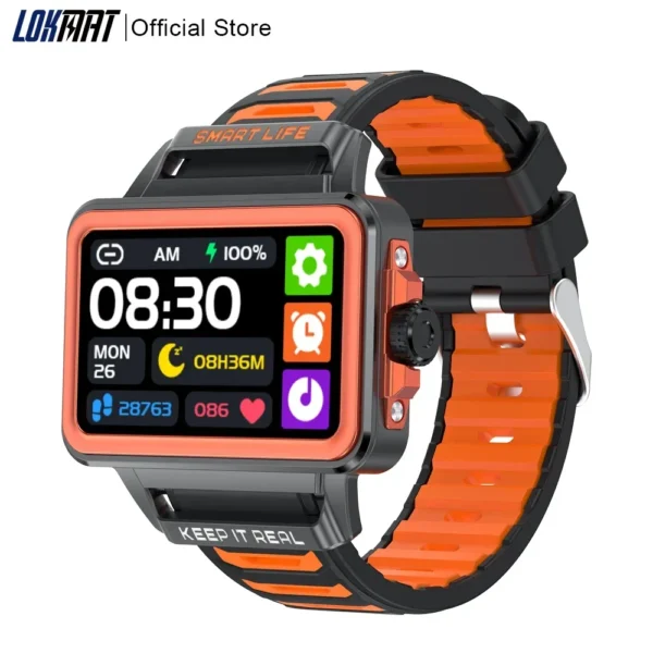 Lokmat Fashion Sport Smart Watch Fitness Tracker S666 Digtal Clock Heart Rate Monitor Colorfull Watches For Android Ios Phone