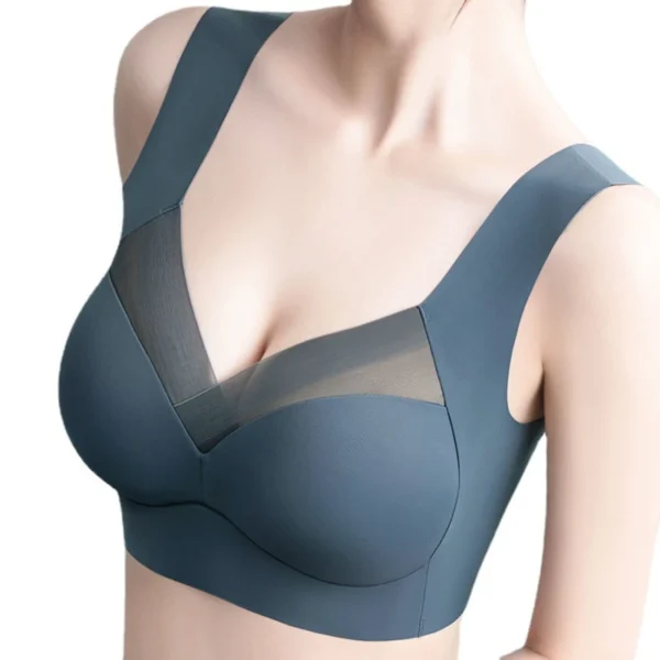 Female Sport Bras Lace Plus Size Bralette Backless Seamless Bra Brassiere Vest Gathers Shock-Proof Soutien Gorge Wireless Top – Image 5