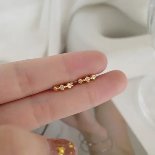 Wholesale Fashion Clear Zircon Silver Color Star – Image 3