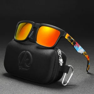 KDEAM – lunettes de soleil polarisées carrées pour hommes