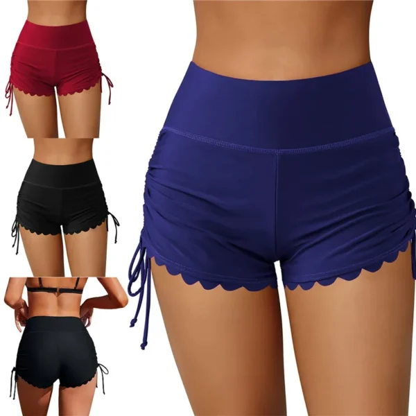 Short De Bain Taille Haute Pour Femme – Image 3