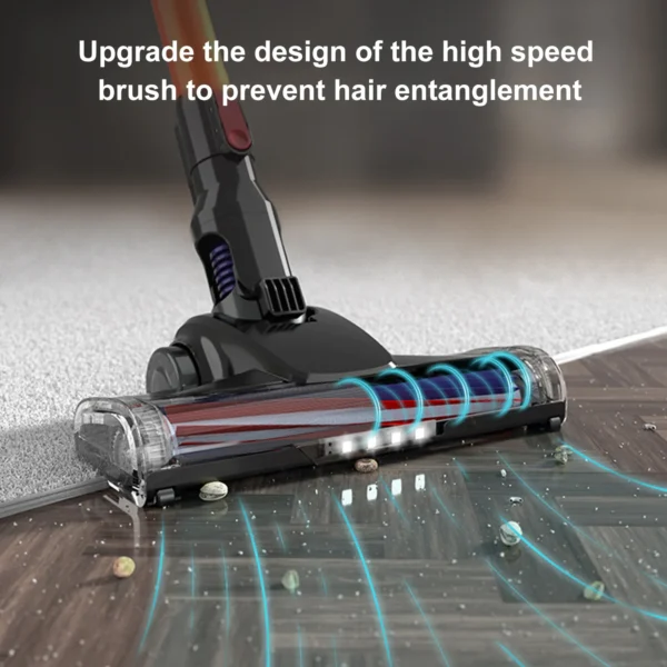 Aspirateur Sans Fil Pour La Maison, 4 En 1, Haute Puissance, Tapis, Livres Profonds, Multifonction, Poils D'Animaux, Nouveau – Image 5