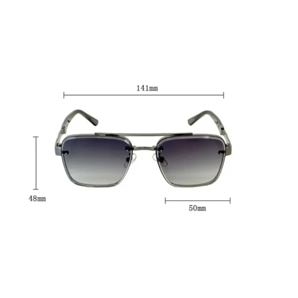 Nouvelles Lunettes De Soleil Pour Hommes Lunettes De Mode De Luxe Crème Solaire Lunettes De Soleil Carrées Femmes À La Mode Vintage Gafas De Sol Hombre Zonnebril Su – Image 6