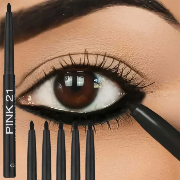 Ensemble De Crayons Eyeliner Noirs 5 Pièces