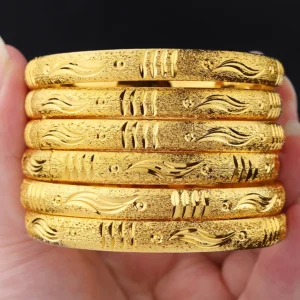 Goldlen – Bracelets en cuivre pour fille éthiopienne