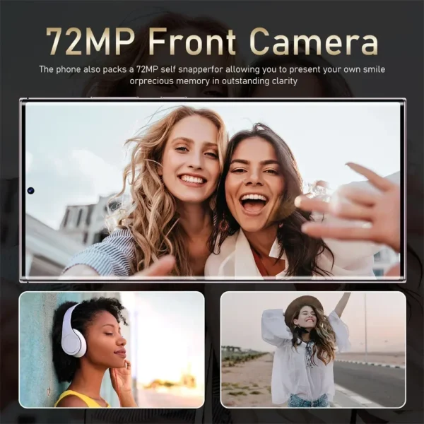 Smartphone S24 Ultra Original, 7.3Hd, Mobile Matin, 5G, Touriste, Epiandroid 14, Téléphone Portable, Snapdragon 8 Gen 3, Version Globale – Image 3