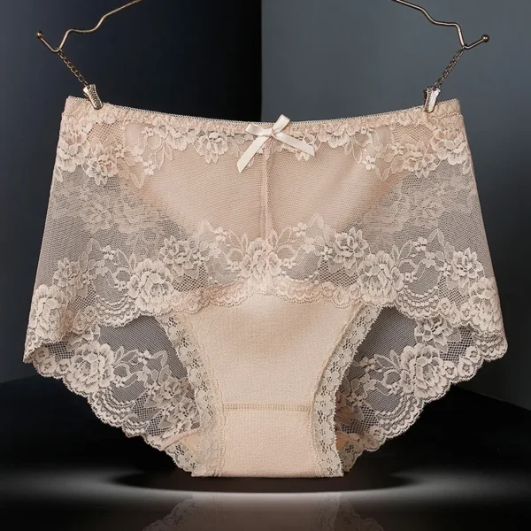 Sous-Vêtements Sexy En Dentelle Pour Femmes, 12 Pièces, Culottes Confortables Et Élégantes, Lingerie Transparente Légère Et Respirante – Image 3