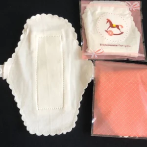 Serviettes menstruelles réutilisables en coton lavable pour femme