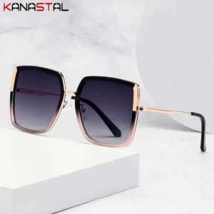 Lunettes de soleil polarisées en métal pour femmes et hommes