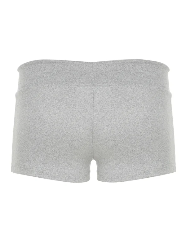 Weekeep-Short Basique Slim Pour Femme, Vintage, Taille Basse, À Lacets, Coupe Slim, Streetwear, Bas Harajuku, Y2K – Image 6