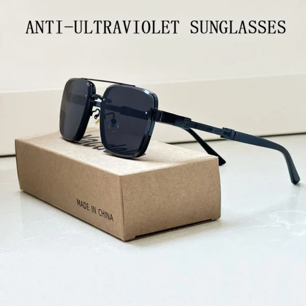 2025 Lunettes De Soleil Carrées Hommes Luxe Vintage Lunettes De Soleil Femmes À La Mode Rétro Lunettes De Soleil Hombre Lunette Soleil Femme – Image 3