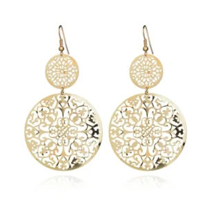 FSUNION 2025 New Trendy Simple Dangle Gold/Black/Silver