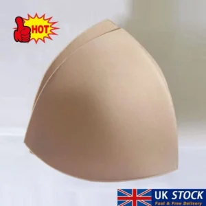 1 Pair Swimsuit Bra Chest Padding Women Invisible Sponge Breast Bikini Pads Inserts Breathable Accessories Foam Triangle Cu H9T9